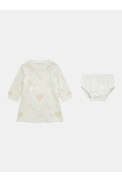 Guess فستان تريكو من مزيج الصوف للفتيات