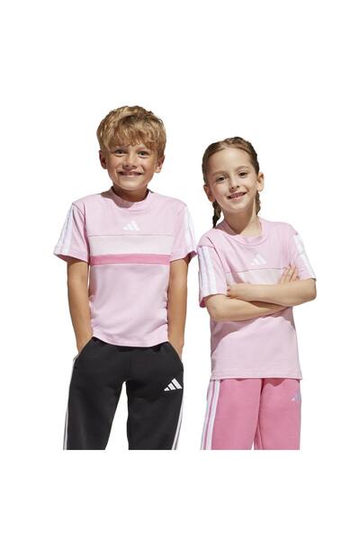 adidas Lk 3S Tib t Girl's Pink T-Shirt Girl's T-Shirt Ji6211