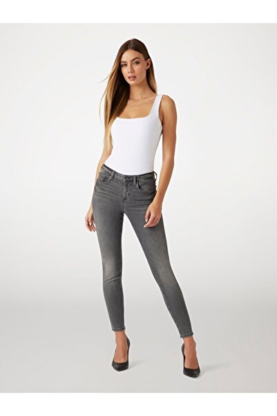 Guess Γυναικεία Τζιν W2YA99D4PZ2 Γκρι