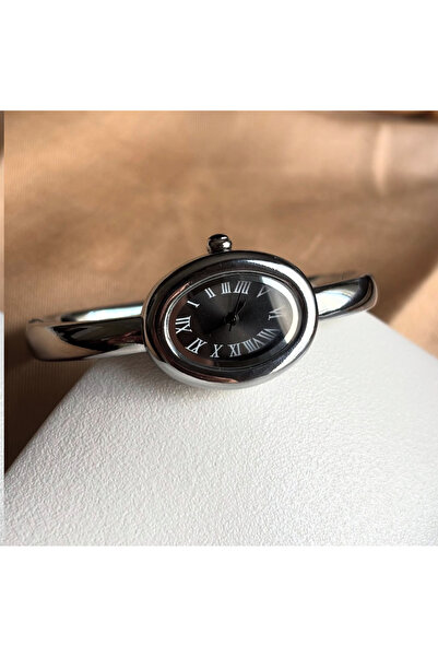 Coliseum Çelik Kordon Cartier Model Elips (Oval) Tasarım Kadın Kol Saati