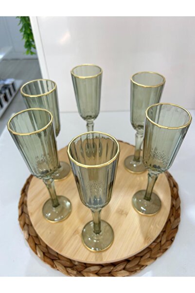 LIRMARTUR Six Pieces of Green Footed Coffee Side Cups