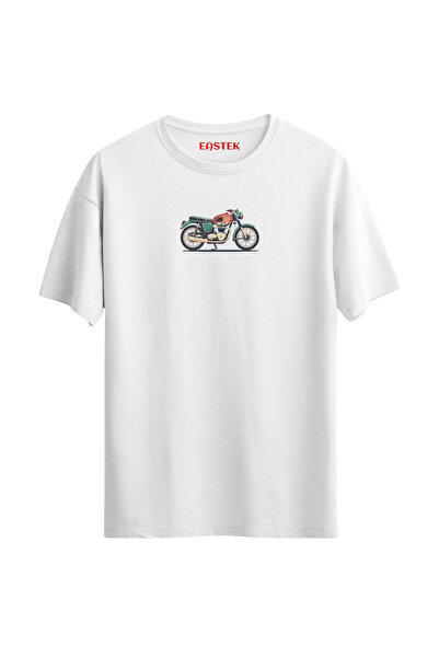 Eastek تي شيرت مينيمال فينتيج موتورسيكليت، تي شيرت رجالي، تي شيرت نسائي، تي ش...
