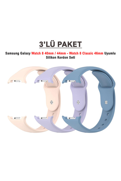 Dexmon Samsung Galaxy Watch 8 40mm - Watch 8 44mm – Watch 8 Classic 46mm Uyum...
