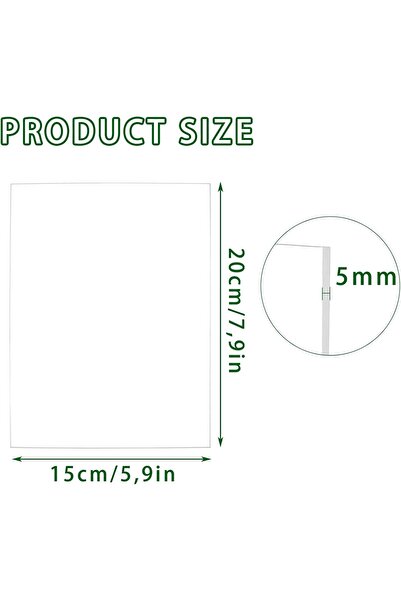 Choice Acrylic Discs Set - 10 Pieces, 15x20 cm from