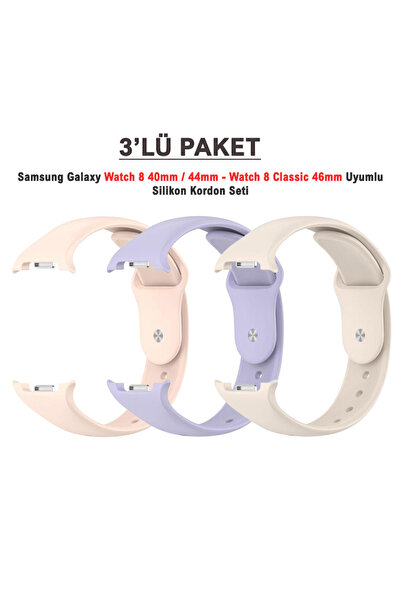 Dexmon Samsung Galaxy Watch 8 40mm - Watch 8 44mm – Watch 8 Classic 46mm Uyum...
