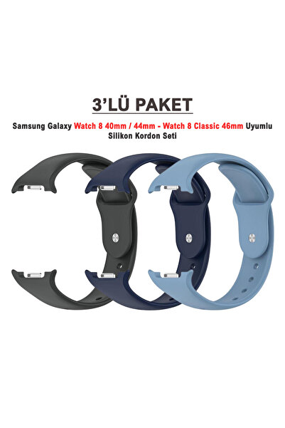 Dexmon Samsung Galaxy Watch 8 40mm - Watch 8 44mm – Watch 8 Classic 46mm Uyum...