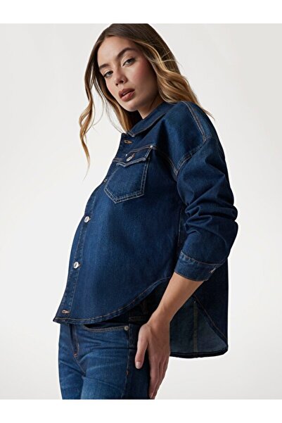 Guess Western Kadın Denim Ceket