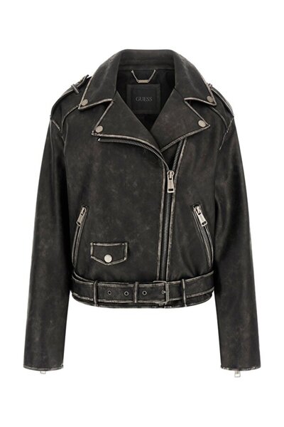 Guess Charlene Kadın Biker Ceket