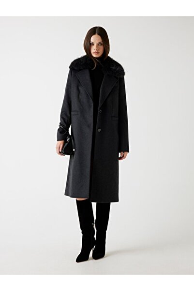 Guess Dámský kabát Karole ze směsi vlny