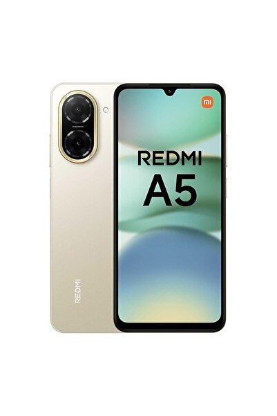 Xiaomi Redmi A5 4G Smartphone, 3 GB RAM, 64 GB Storage, Sandy Gold