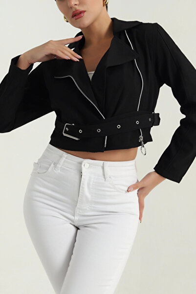 VıoShıne Women's zippered soft jacket