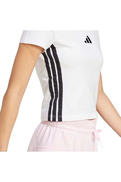 adidas 3S Sj Baby t Women's White T-Shirt Women T-Shirt Je1239