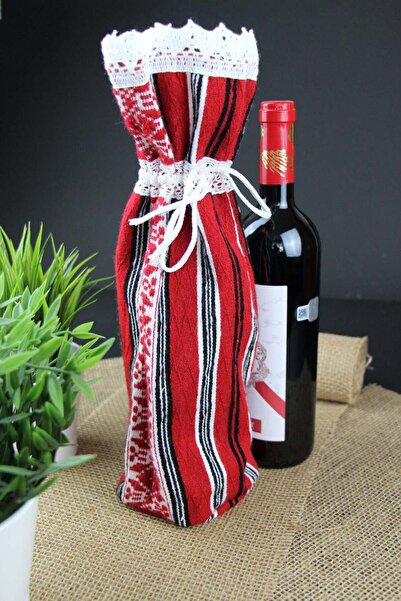 Nicoratex Capac de sticlă cu model tradițional roșu