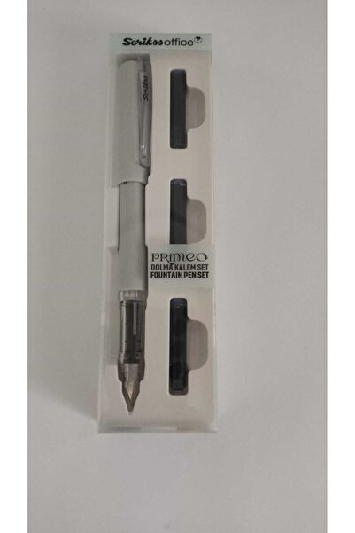 Scrikss DOLMA KALEM PRİMEO TEK KUTULU GRİ