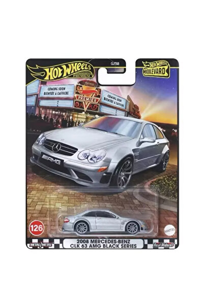 HOT WHEELS Premium Boulevard 2008 Mercedes-Benz CLK 63 AMG Black Series