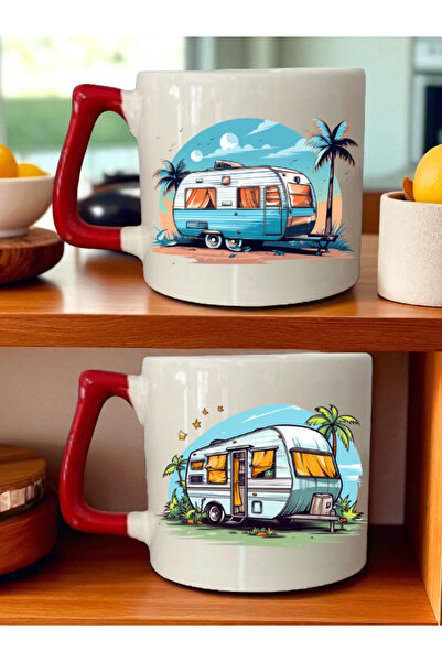 lili hediyelik Caravan Printed Mug - Gifts for Men, Boyfriend Gift, Baby Gifts