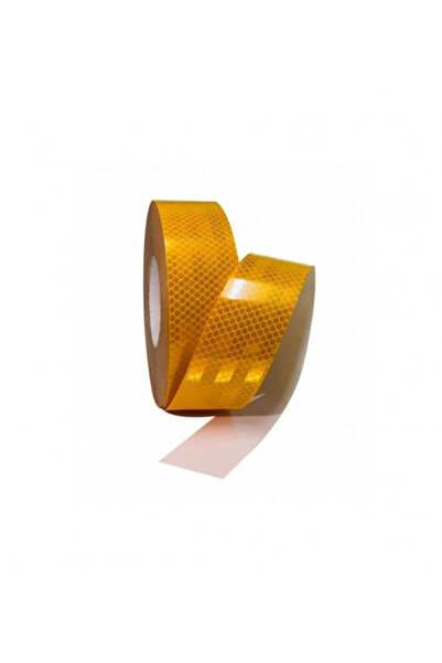 Led Light Alex Rolă de bandă adezivă reflectorizantă galbenă 45,7 m x 5 cm