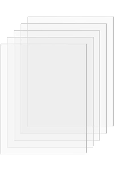 Slasa ألواح أكريليك شفافة من البلكسي جلاس، 5×7 سم، 0.08 سم (2 مم)، عبوة من 5 قطع