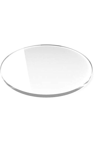 Slasa Bigmol Round Acrylic Sheet 3mm Plexiglass (8-inch Diameter; Clear/Clear)