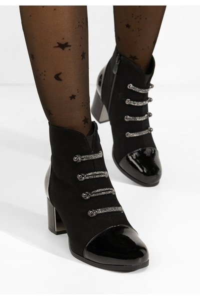 B T Shoes Botine dama elegante Adizana negre