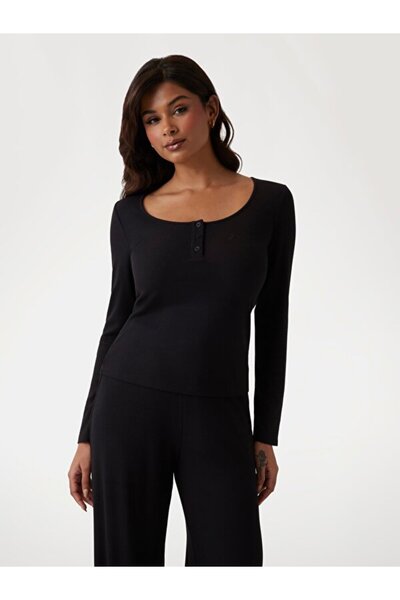 Guess Lia Kadın Modal Slim Fit T-Shirt