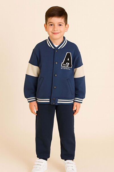 ww waka waka kids store Jachetă bomber în stil colegiu pentru băieți