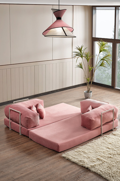 Evdemo Legom Petek Aktivite Koltuğu Yatak Olabilen Çok Amaçlı Kanepe L Koltuk Pudra