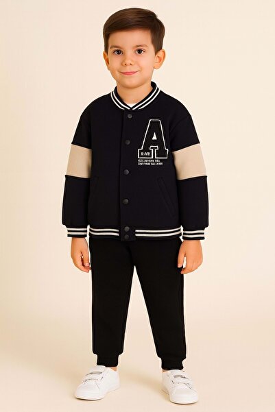 ww waka waka kids store Jachetă bomber în stil colegiu pentru băieți