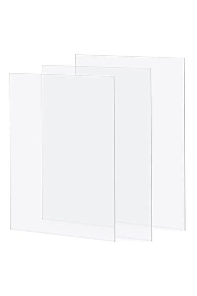 Slasa 3 قطع من ألواح الأكريليك الشفافة مقاس A3 من GSHUR