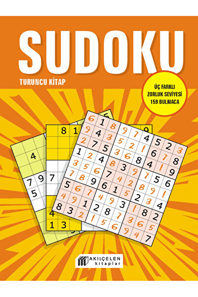 Akılçelen Sudoku (Turuncu Kitap)