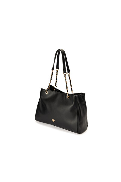 BATA Solid Shoulder Bag with Chain Detail Strap
