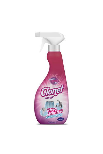 Clonet Banyo Kireç Sökücü Sprey 750 ml