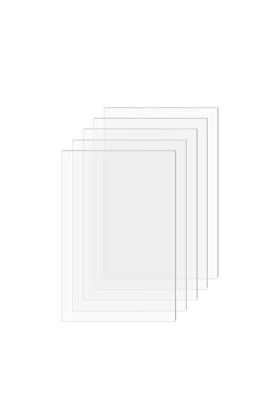 Slasa ألواح أكريليك سيمبالوكس من البليكسيجلاس الشفاف 4×6 سم 0.08 سم (2 مم) عبوة من 5 قطع