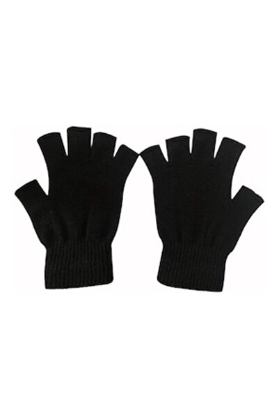 General Store Winter black fingerless gloves, SA&SO General Store®, One-Size