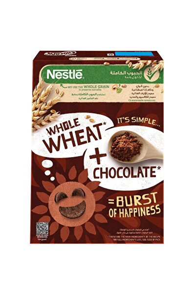 Nestle Chocapic Chocolate Breakfast Cereal 375 g Grain Cereal with Crunchy Texture and Cocoa Taste