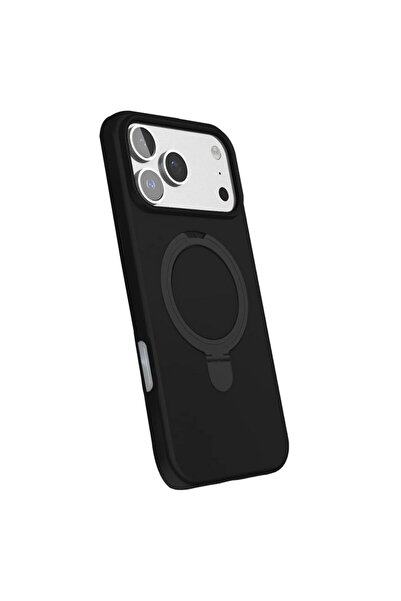 Gpack iPhone 17 Pro Max uyumlu Kılıf Rgl MPL M-Safe Şarj Özellikli Standlı Siyah