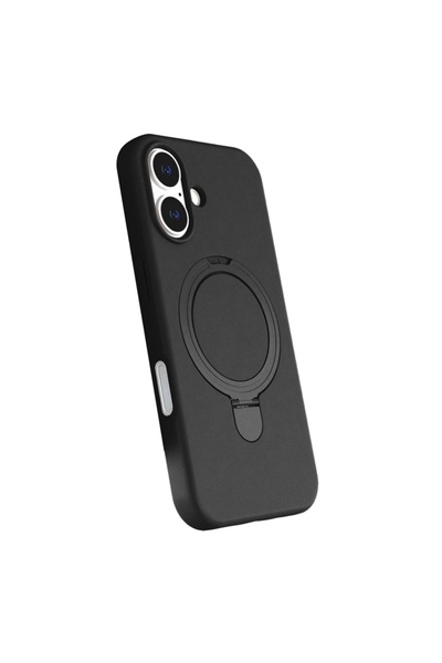 Gpack iPhone 17 uyumlu Kılıf Rgl MPL M-Safe Şarj Özellikli Standlı Siyah