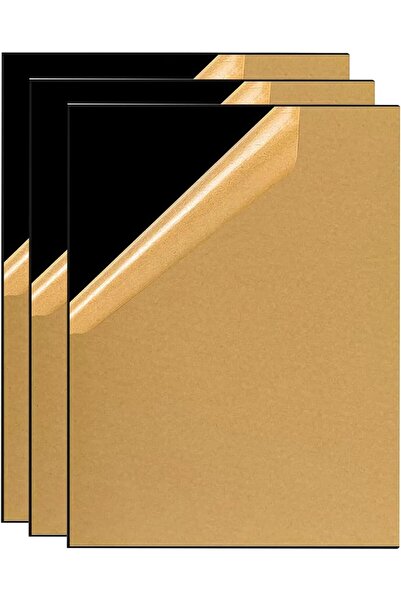 Slasa Black Acrylic Sheet A4 Size by DMJOULI, Thick 1mm Plastic Sheet Cut-to-Size for Picture Frames, Craf