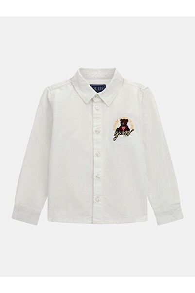 Guess Παιδικό μπλουζάκι unisex N5RH10W9CL0 Λευκό