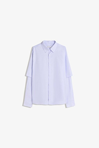 Bershka Oversized double sleeve shirt