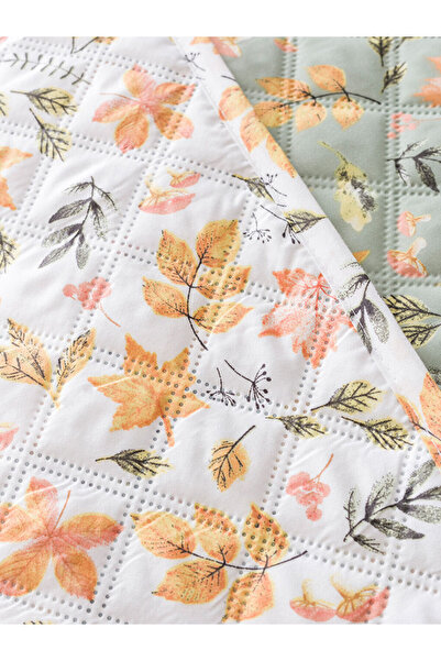 LC Waikiki Çiçek Desenli Çift Kişilik Yatak Örtüsü 200x220 cm