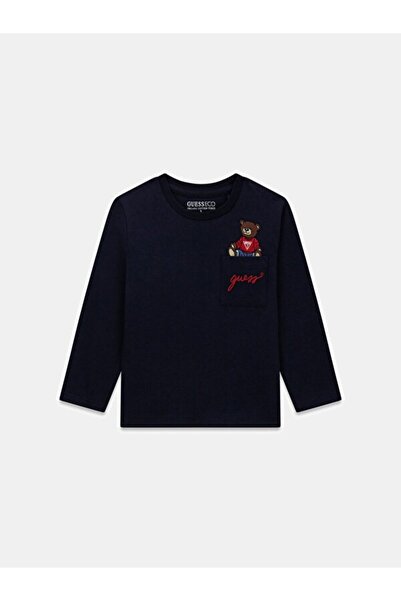 Guess Ls T-Shirt Boys Regular Fit T-Shirt