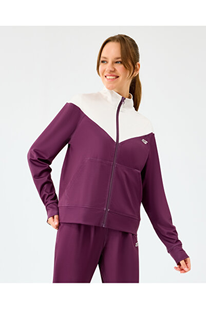 SKECHERS W Track Suit Kadın Bordo Eşofman Takımı S212251-3877