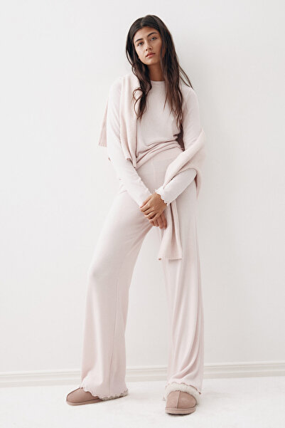 H&M Overloklu Pijama Takımı