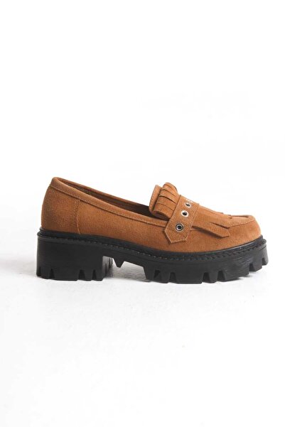 ERNİLA Alexa Genuine Leather Women's Loafer Shoes