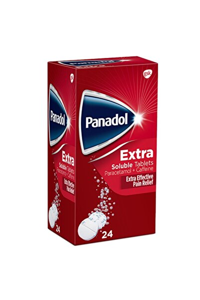 Panadol أقراص إكسترا أدفانس لتسكين الألم القابلة للذوبان ٥٠٠ مجم، ٢٤ قرصًا