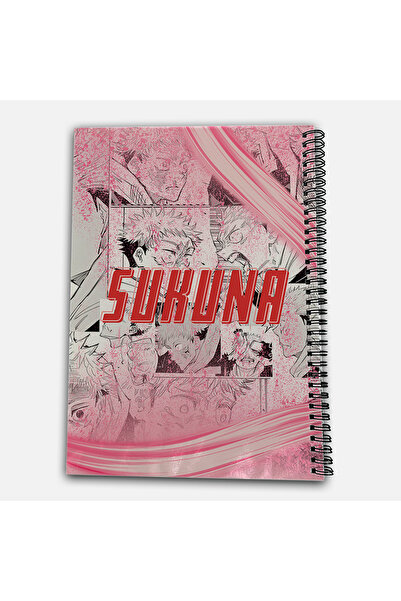Define Moyas Jujutsu Kaisen Sukuna Checkered A4 School Notebook 72 Sheets Model 1