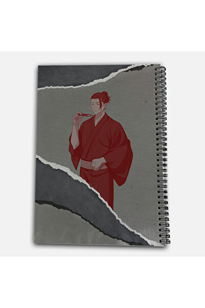 Define Moyas Jujutsu Kaisen Suguru Geto Checkered A4 School Notebook 72 Sheets Model 2