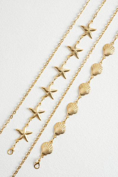 Zealous Yıldız-Midye figürlü 2 Adet Vücut & Bel & Elbise & Pantolon & Etek Zi...