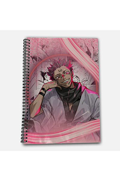 Define Moyas Jujutsu Kaisen Sukuna Checkered A4 School Notebook 72 Sheets Model 1